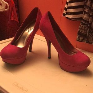 Hot pink heels